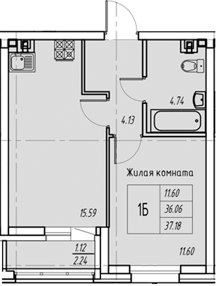 Планировка Квартира №3