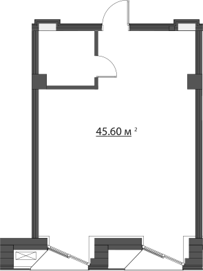 Планировка Квартира №65а